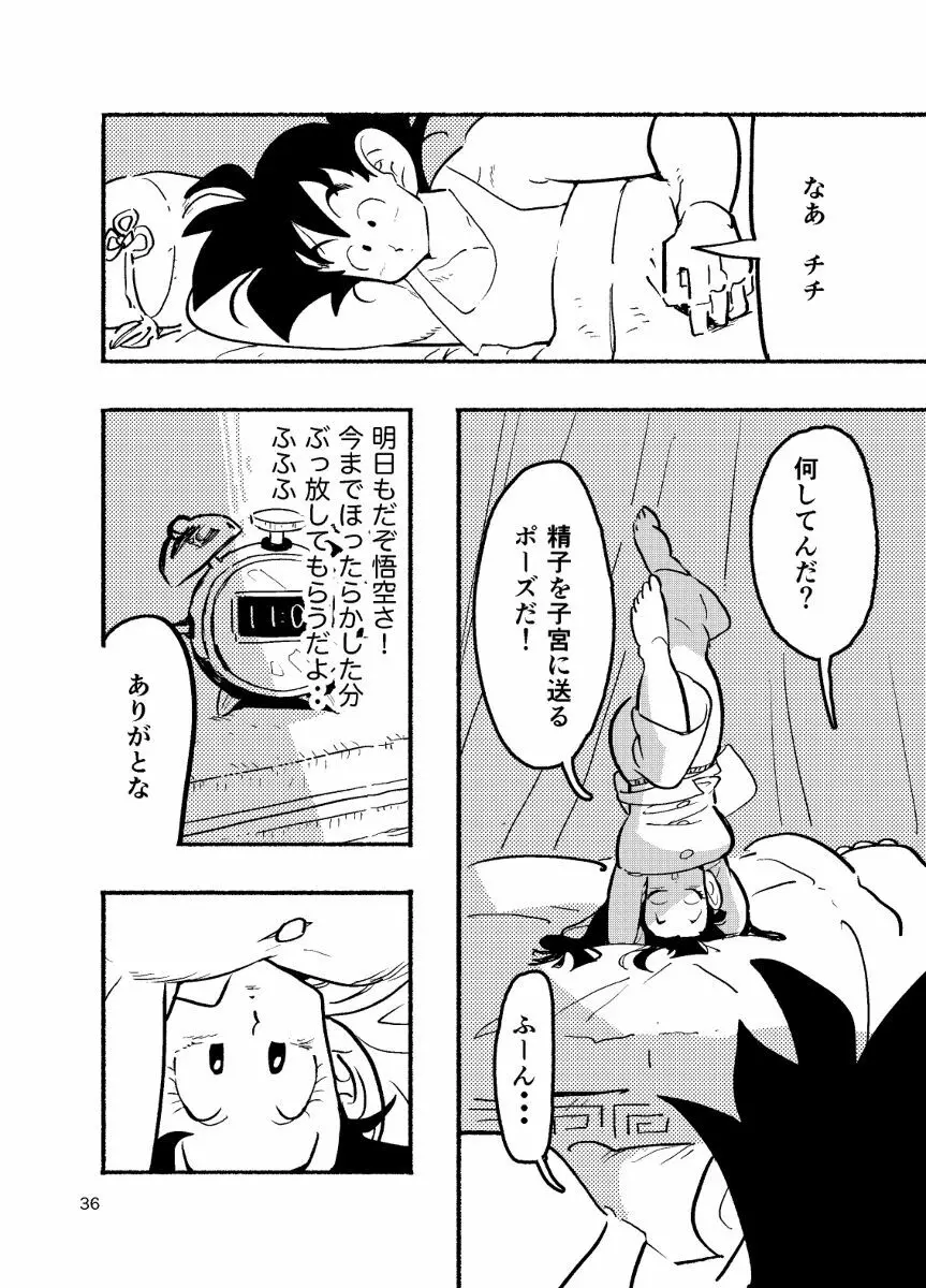 【R-18】ちち・ち・ちち【悟チチ】 - page34