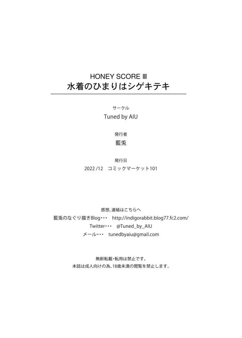 HONEY SCORE III 水着のひまりはシゲキテキ - page22