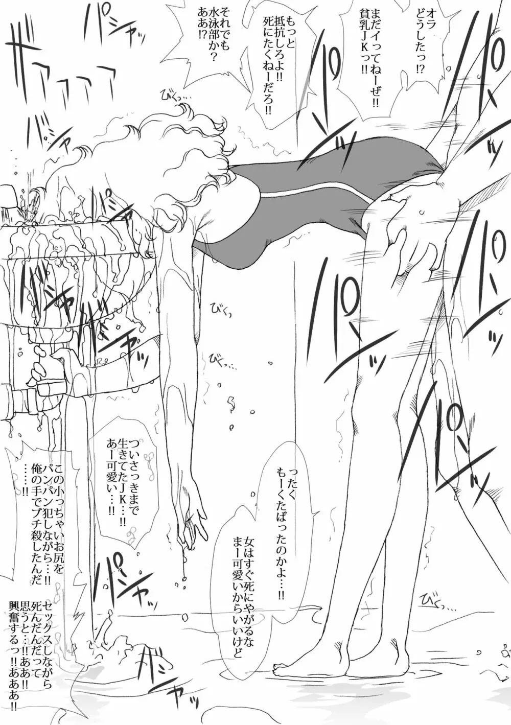 水泳部の霞ちゃんと水鳥ちゃん、殺害される - page20