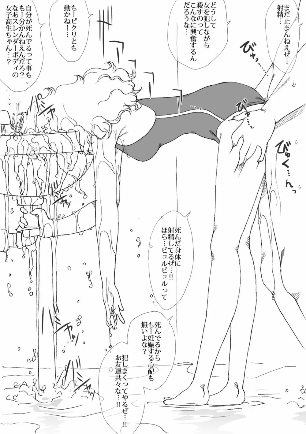 水泳部の霞ちゃんと水鳥ちゃん、殺害される - page22