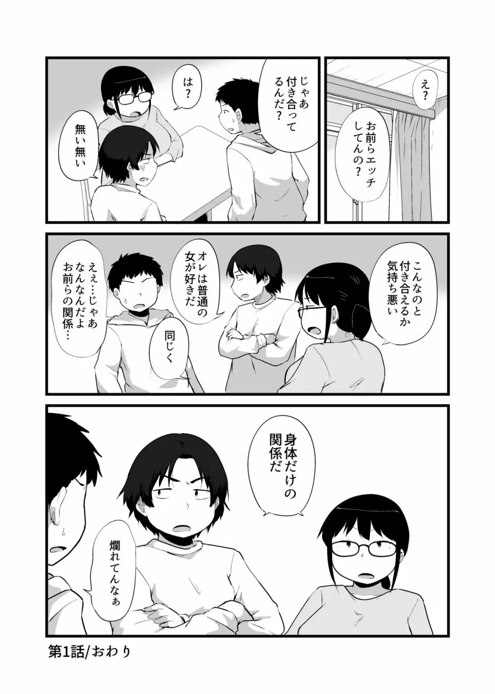 友達がTSして地味顔巨乳になった - page38