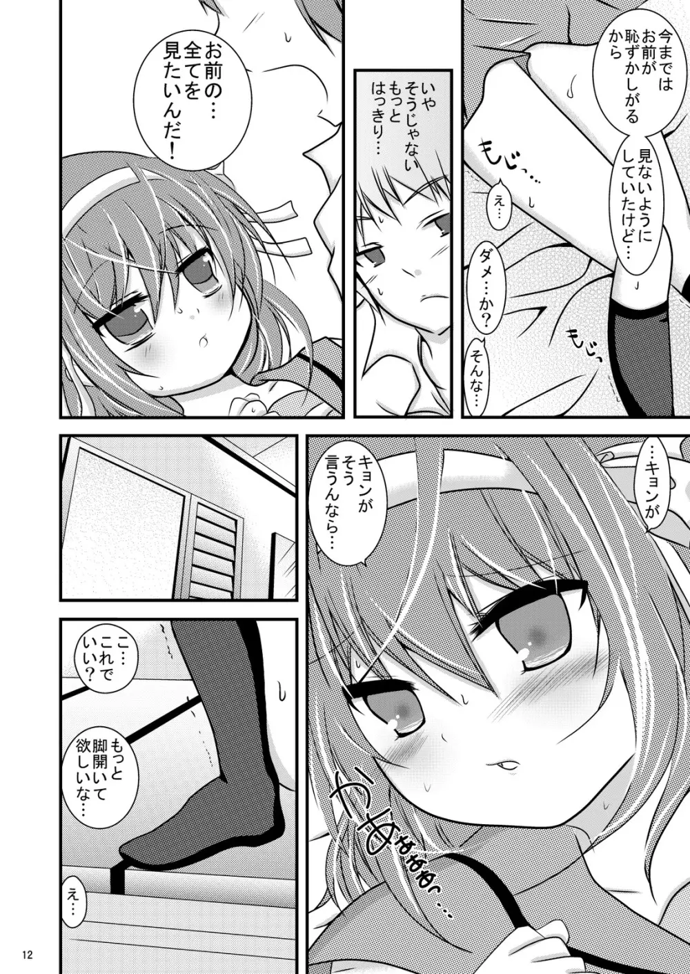 大好きなハルヒだからいじめたくなるんじゃないか ＃02 おもらし調教篇 - page12