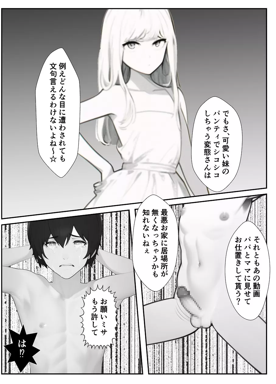 妹「マゾのお兄ちゃんになら何してもいいよね?」 - page3