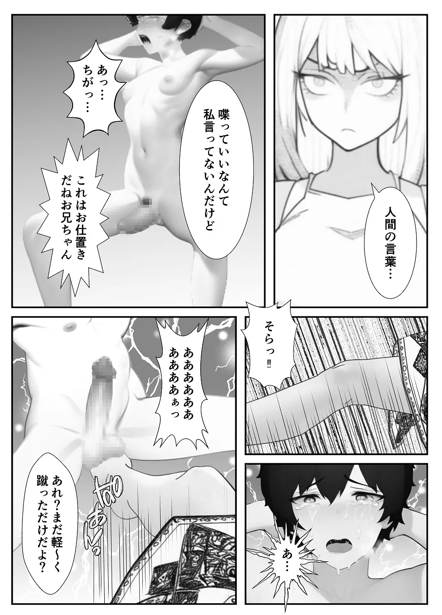 妹「マゾのお兄ちゃんになら何してもいいよね?」 - page4