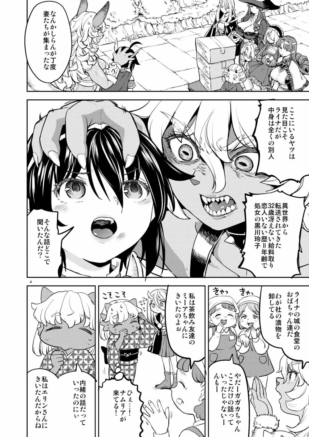 女勇者に転生したら魔族の妻が5人もいるらしい6 - page5