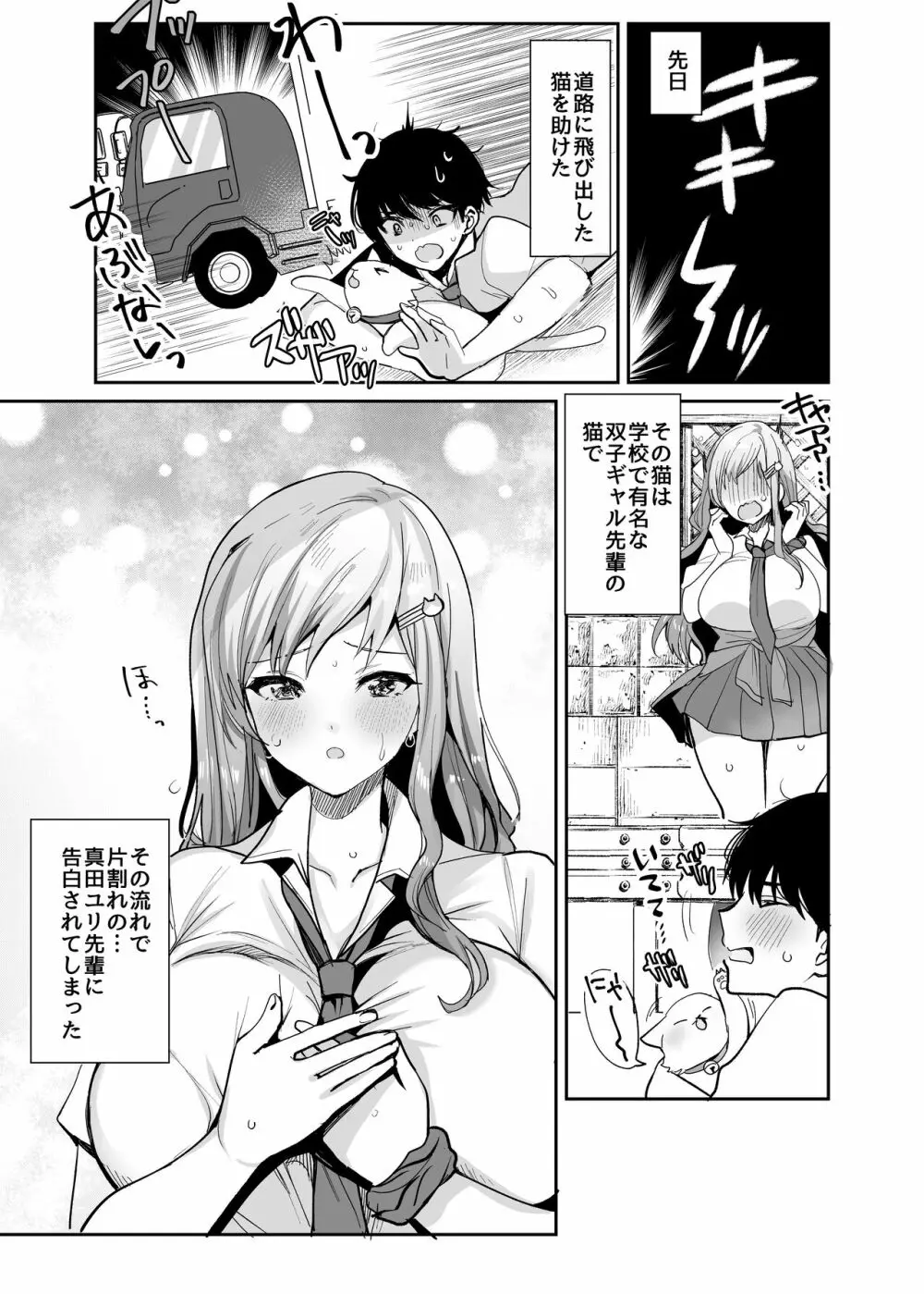 双子ギャルを僕のチンポで虜にしちゃった話。 - page2