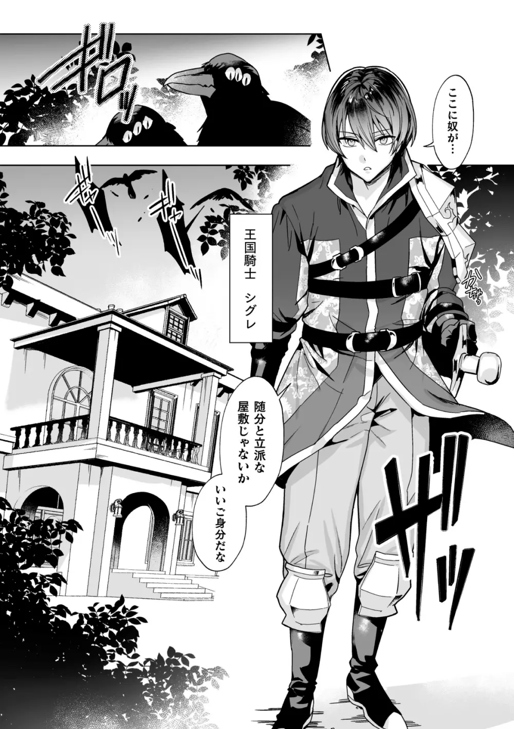 聖剣浸淫 ～淫紋調教で堕落するエリート騎士～ 第1話 - page3