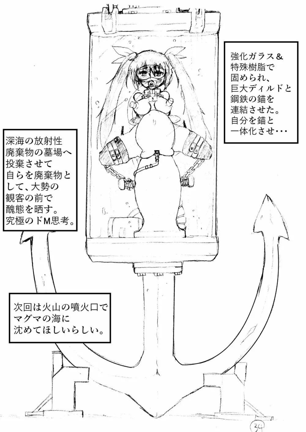 完全拘束脱出マジックで深海1万メートルから生還できるのか⁉︎ - page35