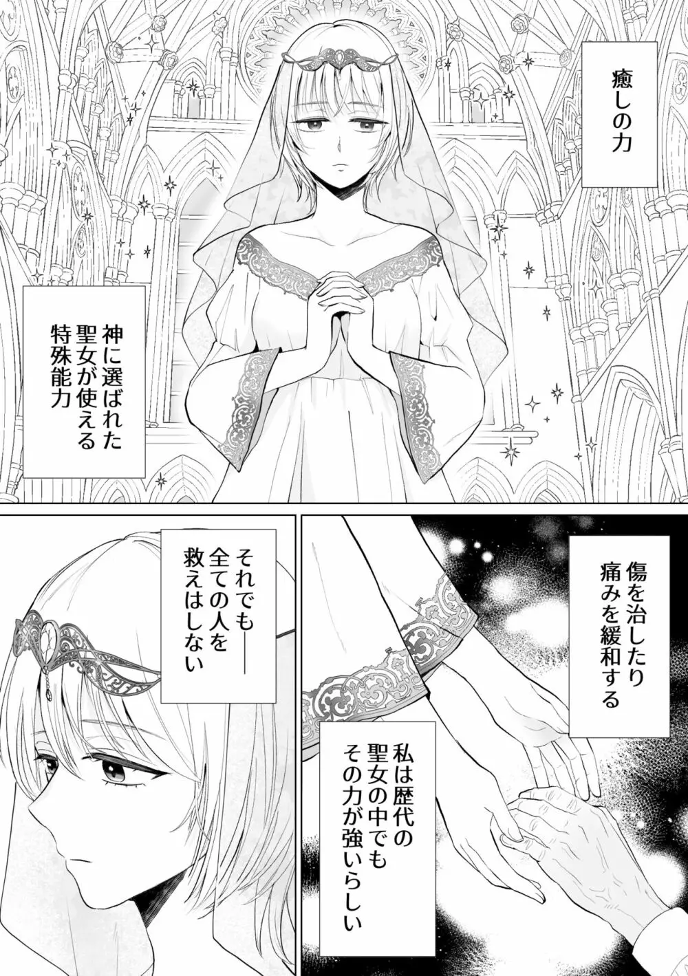 聖女なのに護衛騎士を闇堕ちさせてしまいました - page3