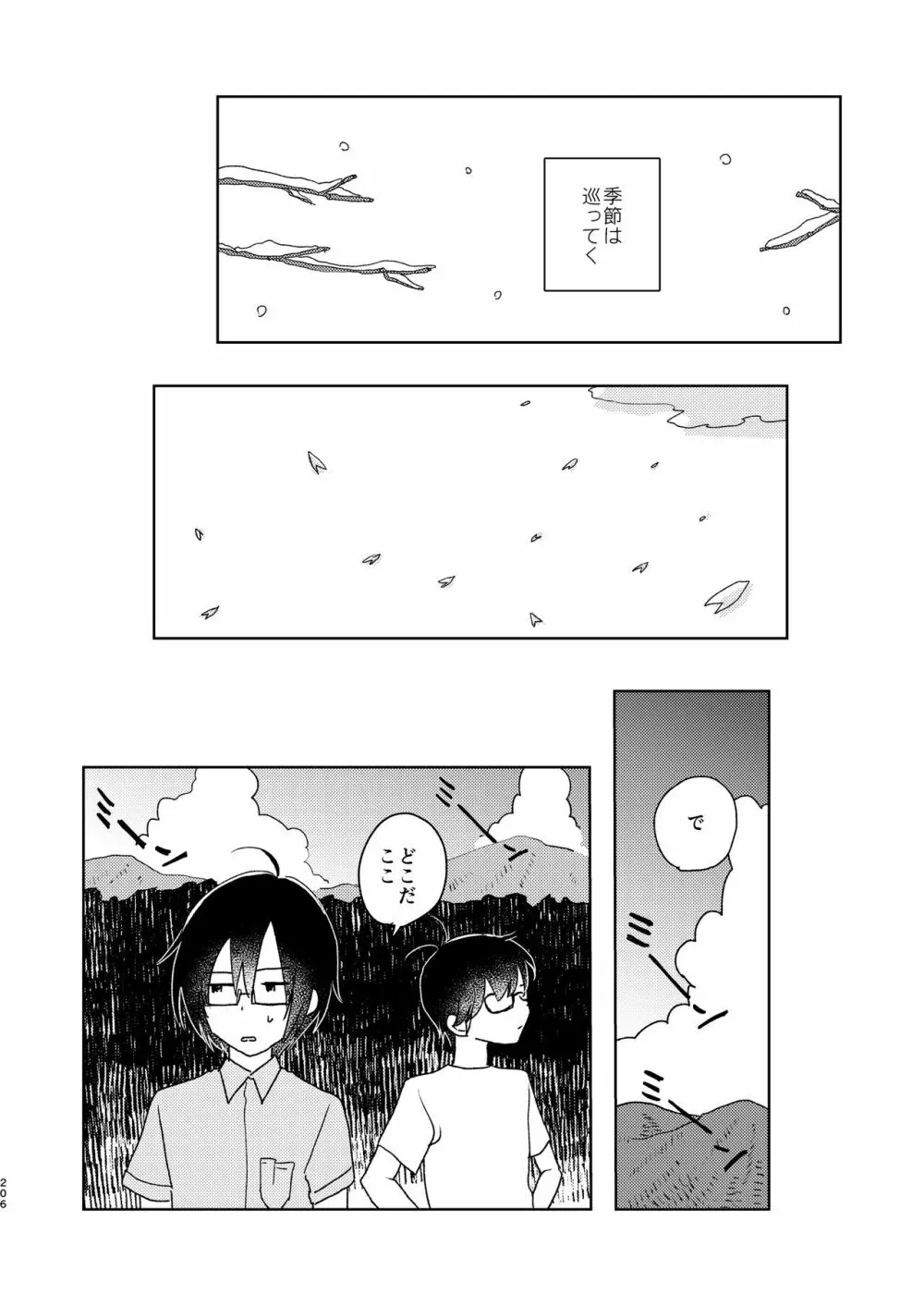 ぼくらの夏のはじめかた/この夏を終わらせないために - page208