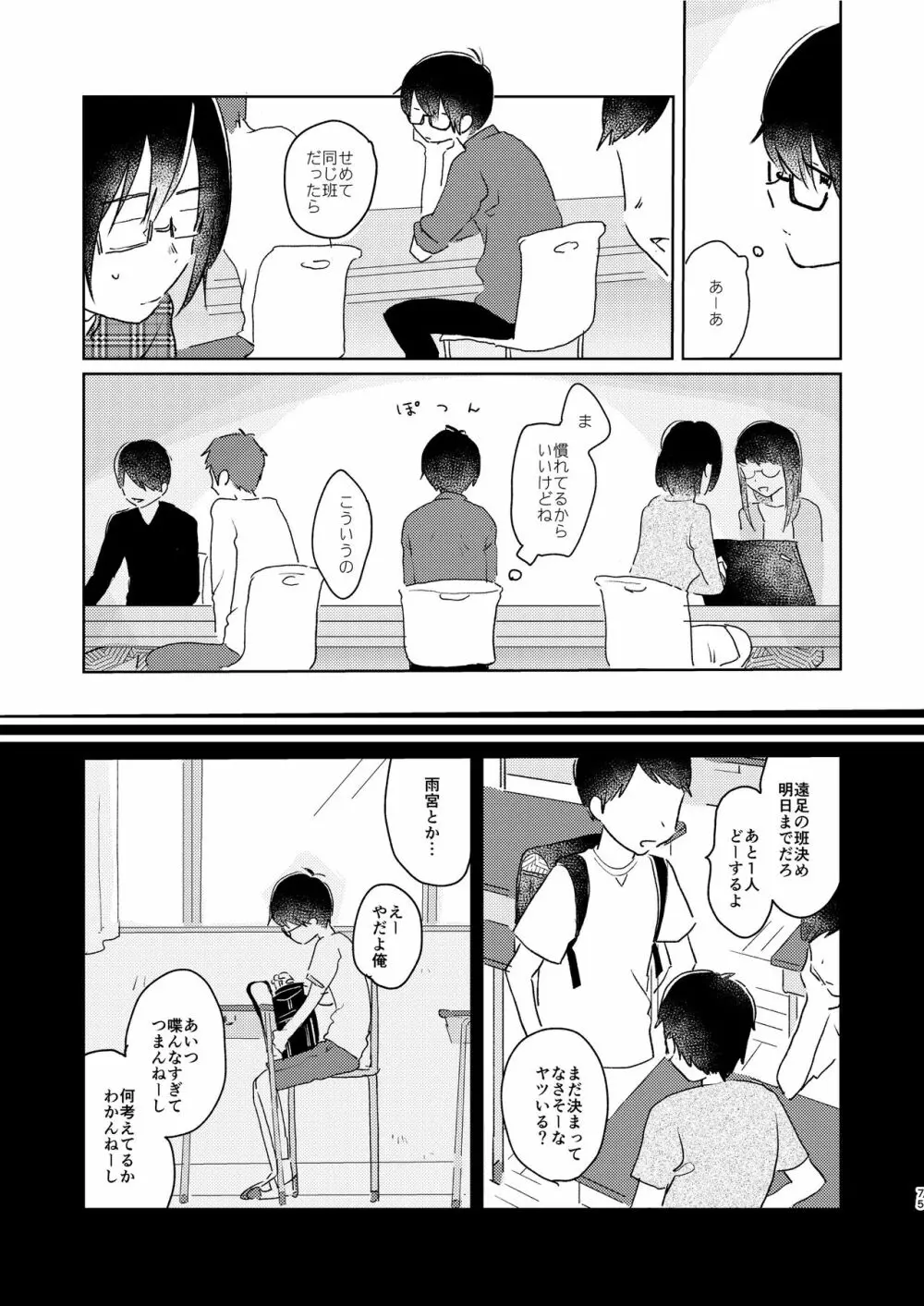 ぼくらの夏のはじめかた/この夏を終わらせないために - page77