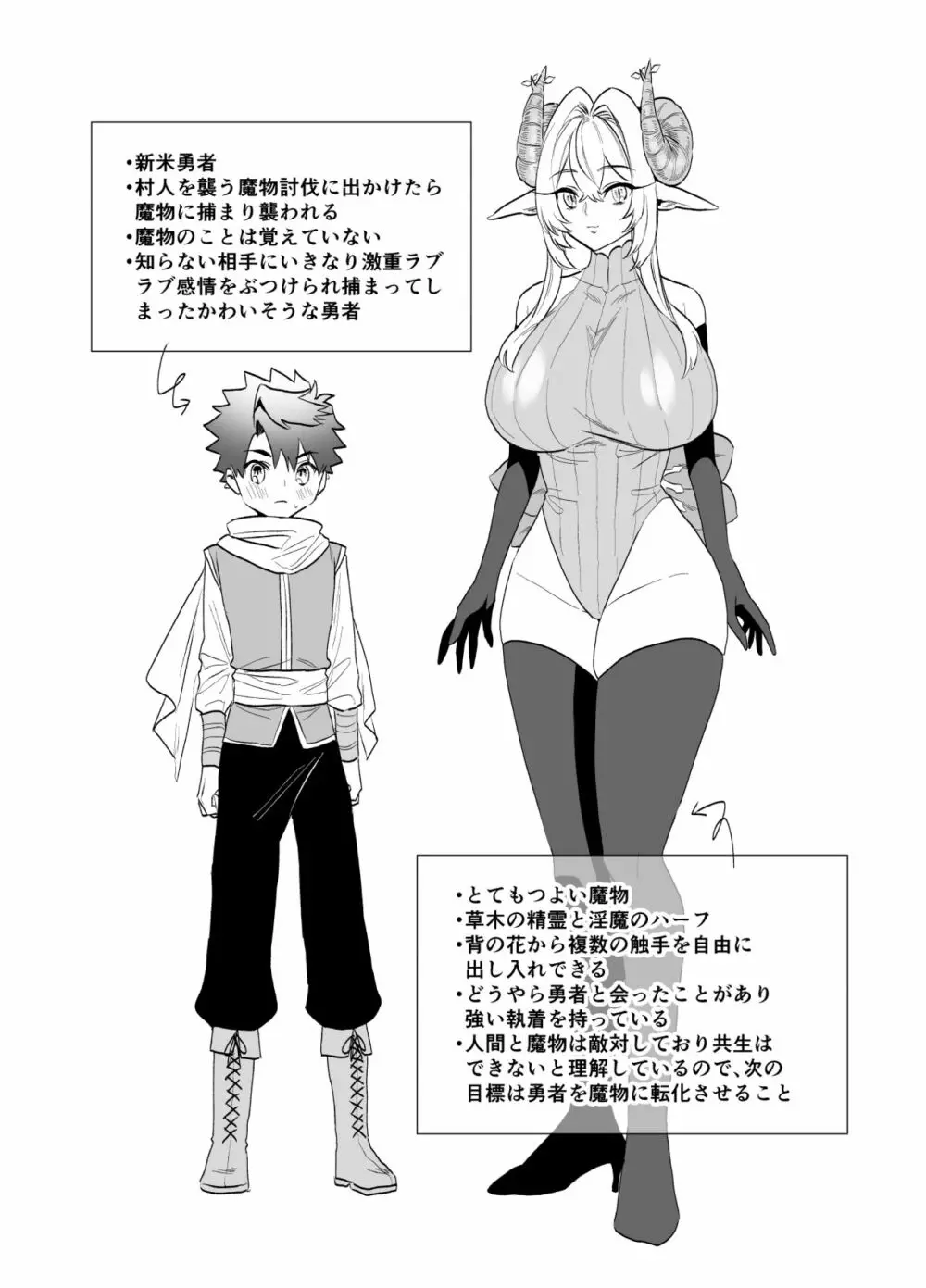 つよつよ魔族のおねーさんに挑んだ勇者くんが敗北して可愛がられる話 - page31