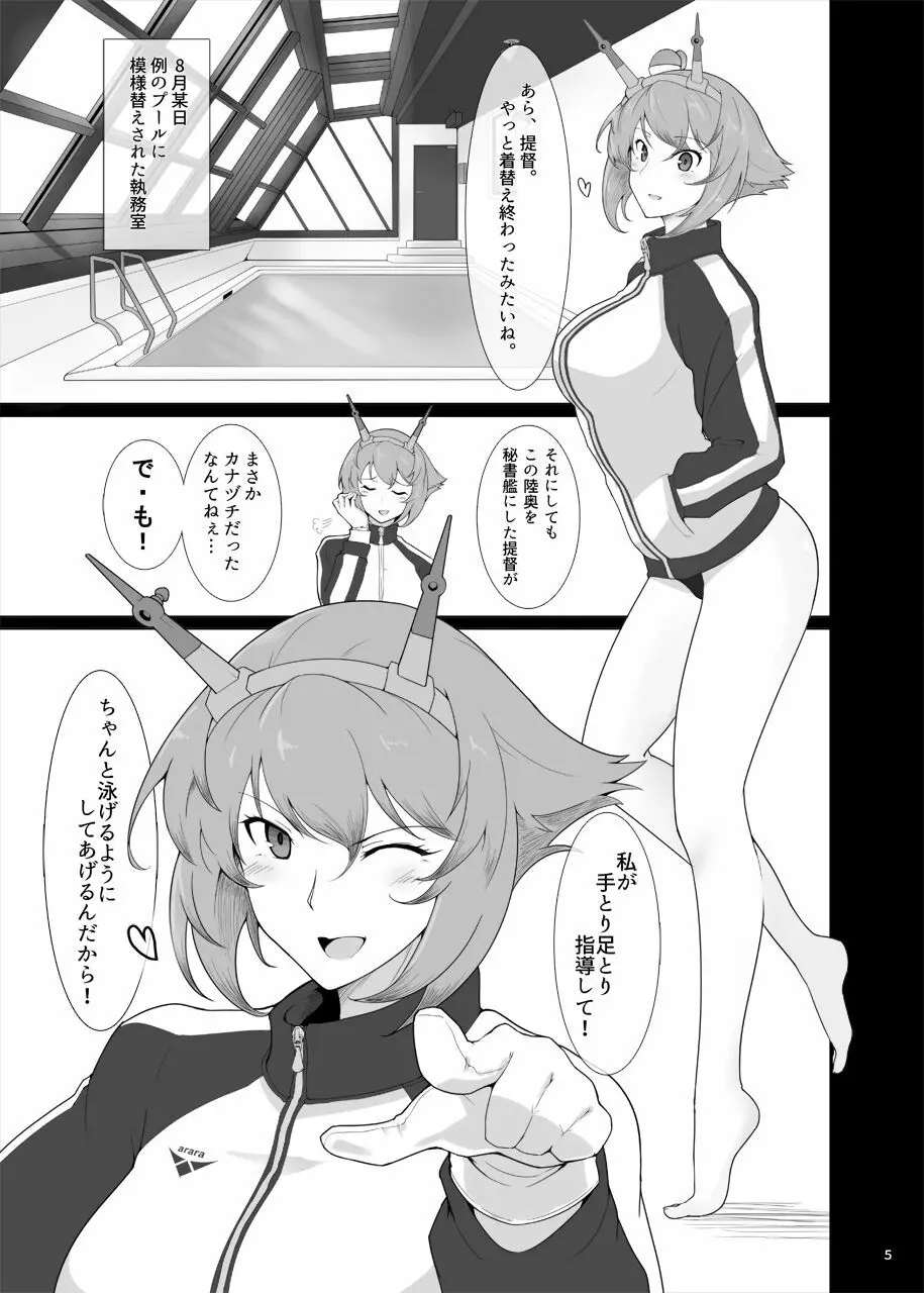 愛しの競泳水着インストラクター 戦艦陸奥 - page4