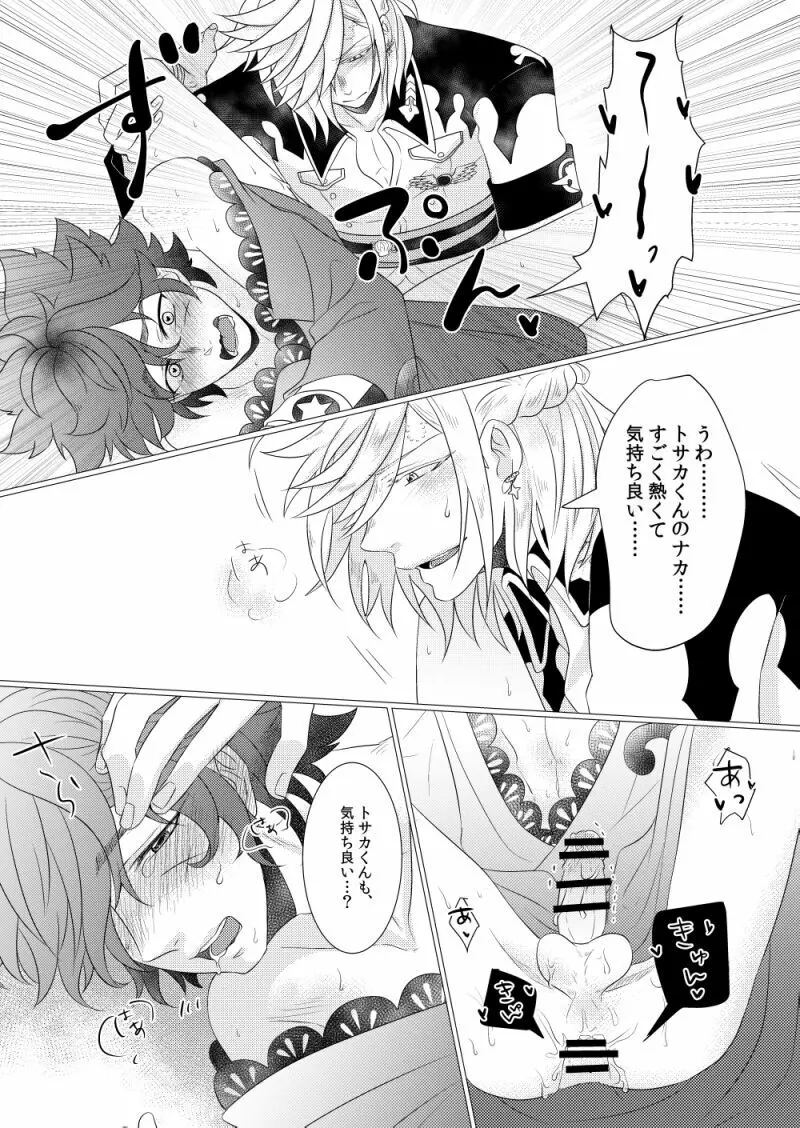 ソウちんがトサカくんとセックスする本 - page14