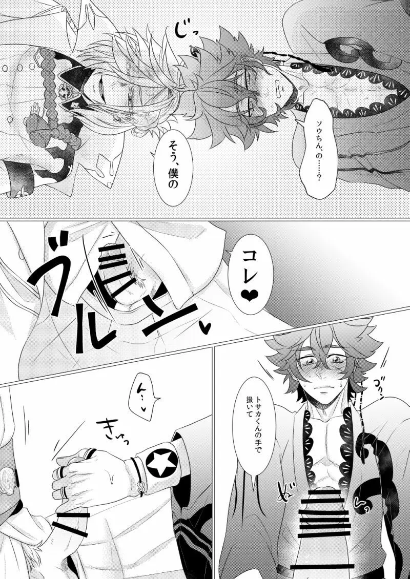 ソウちんがトサカくんとセックスする本 - page9