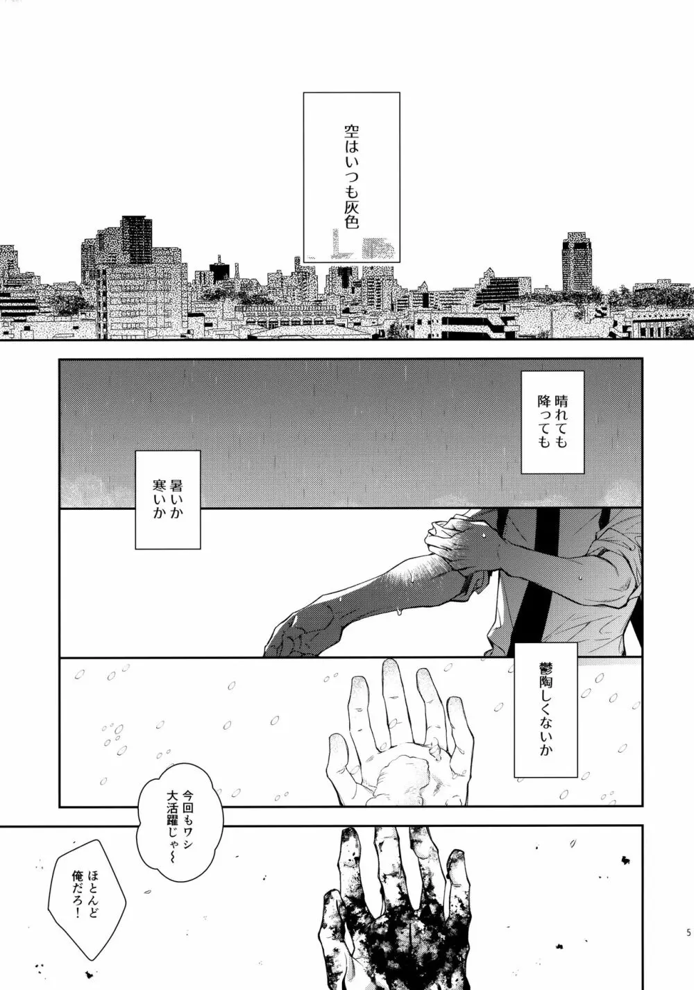 空はずっと灰色だった - page4