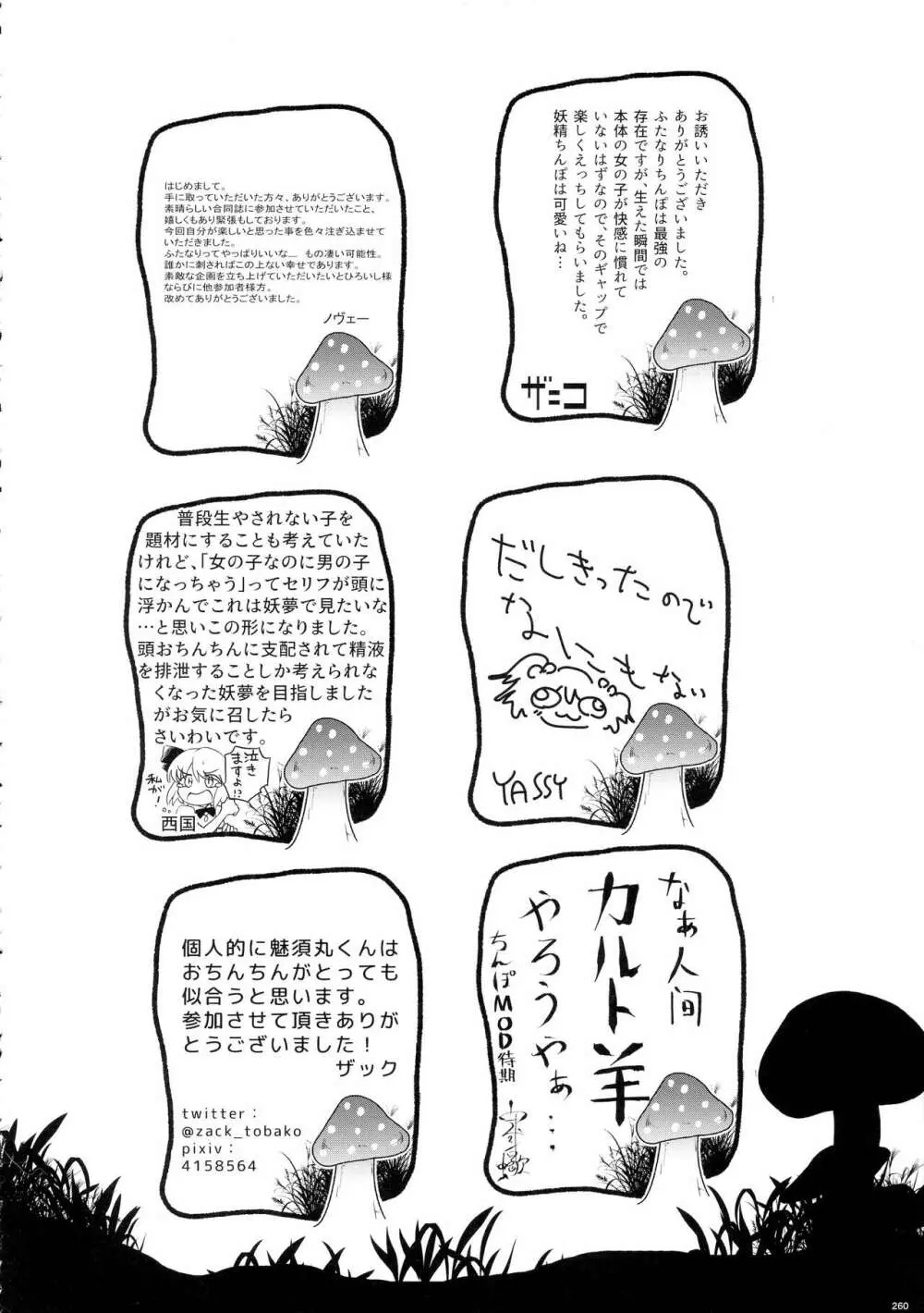 東方おちんぽ生えちゃった合同誌 東方Project - page259