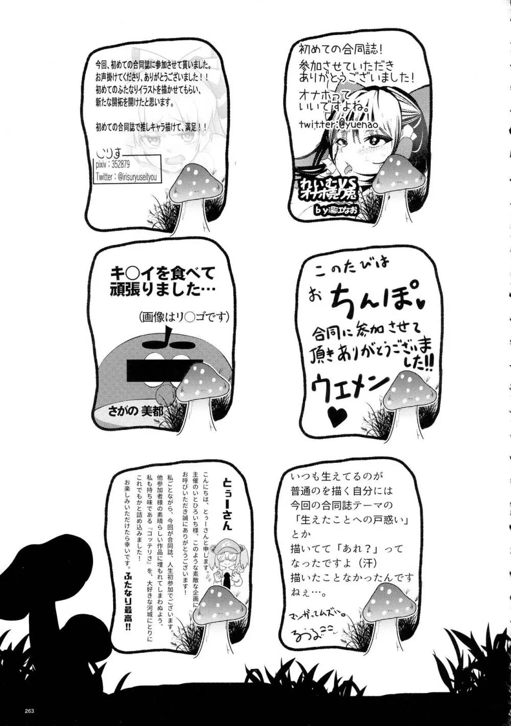 東方おちんぽ生えちゃった合同誌 東方Project - page262