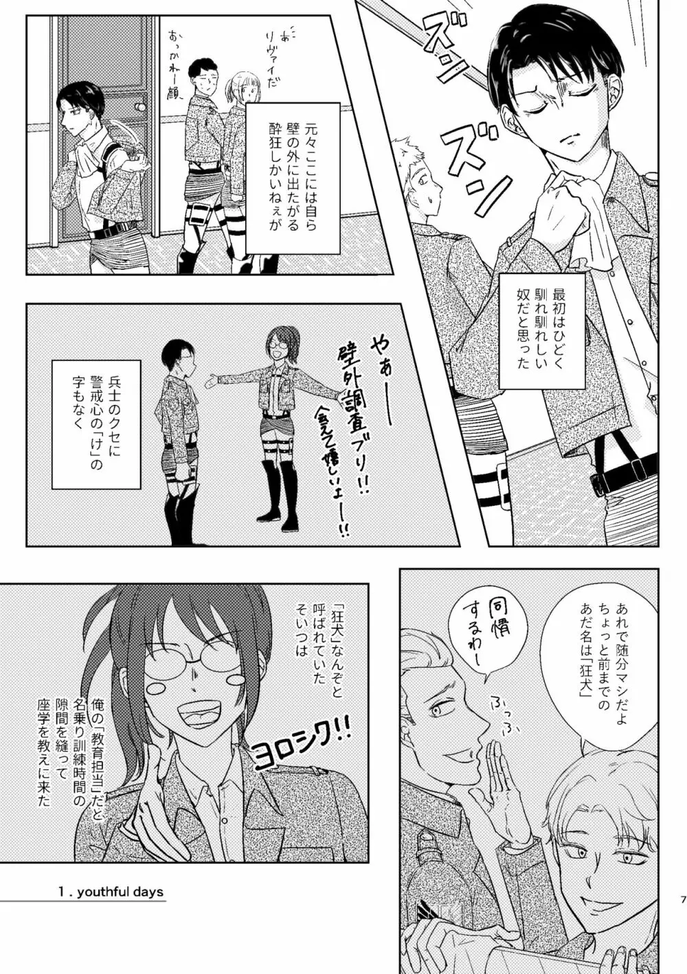 【WEB再録】夜は優しい【リヴァハン】 - page7