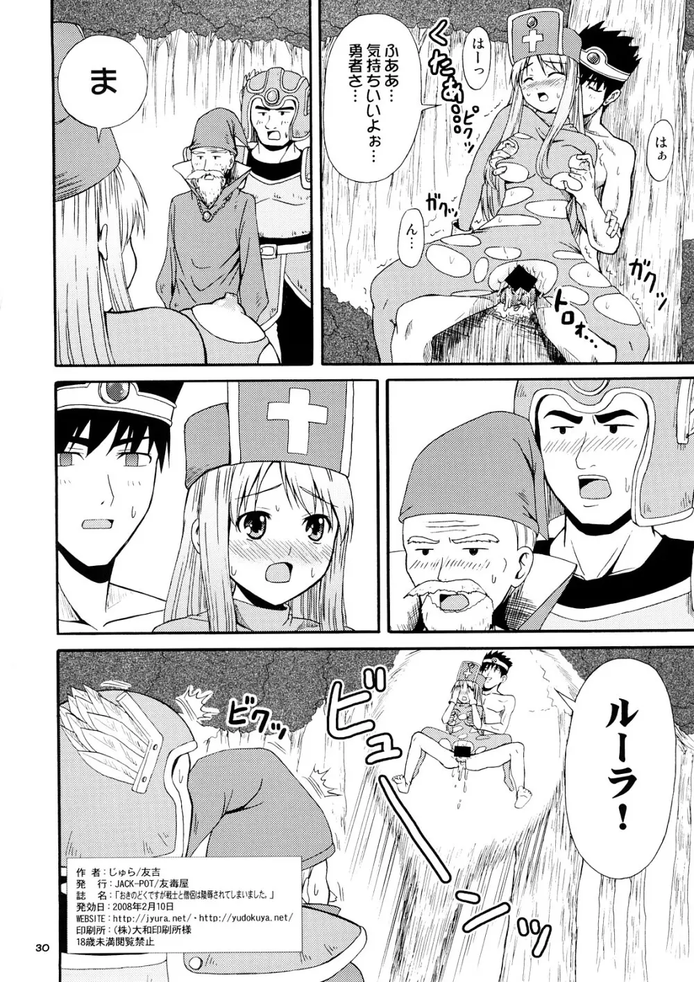 おきのどくですが戦士と僧侶は、陵辱されてしまいました。 - page29