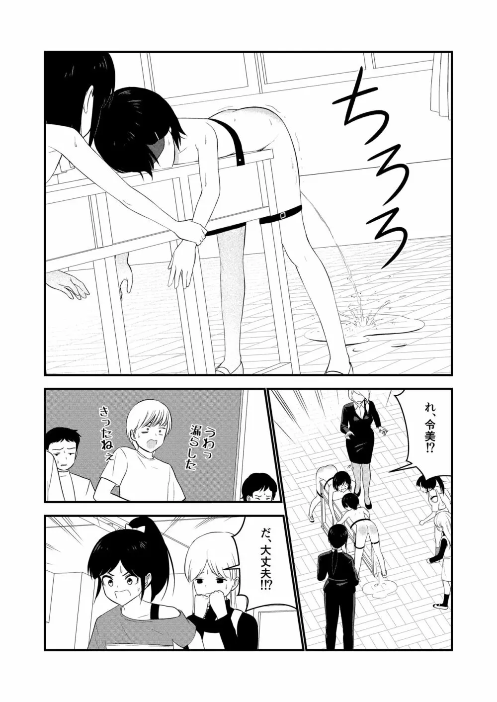 お仕置きされて1日下半身の着衣が禁止される学校 #2 - page100