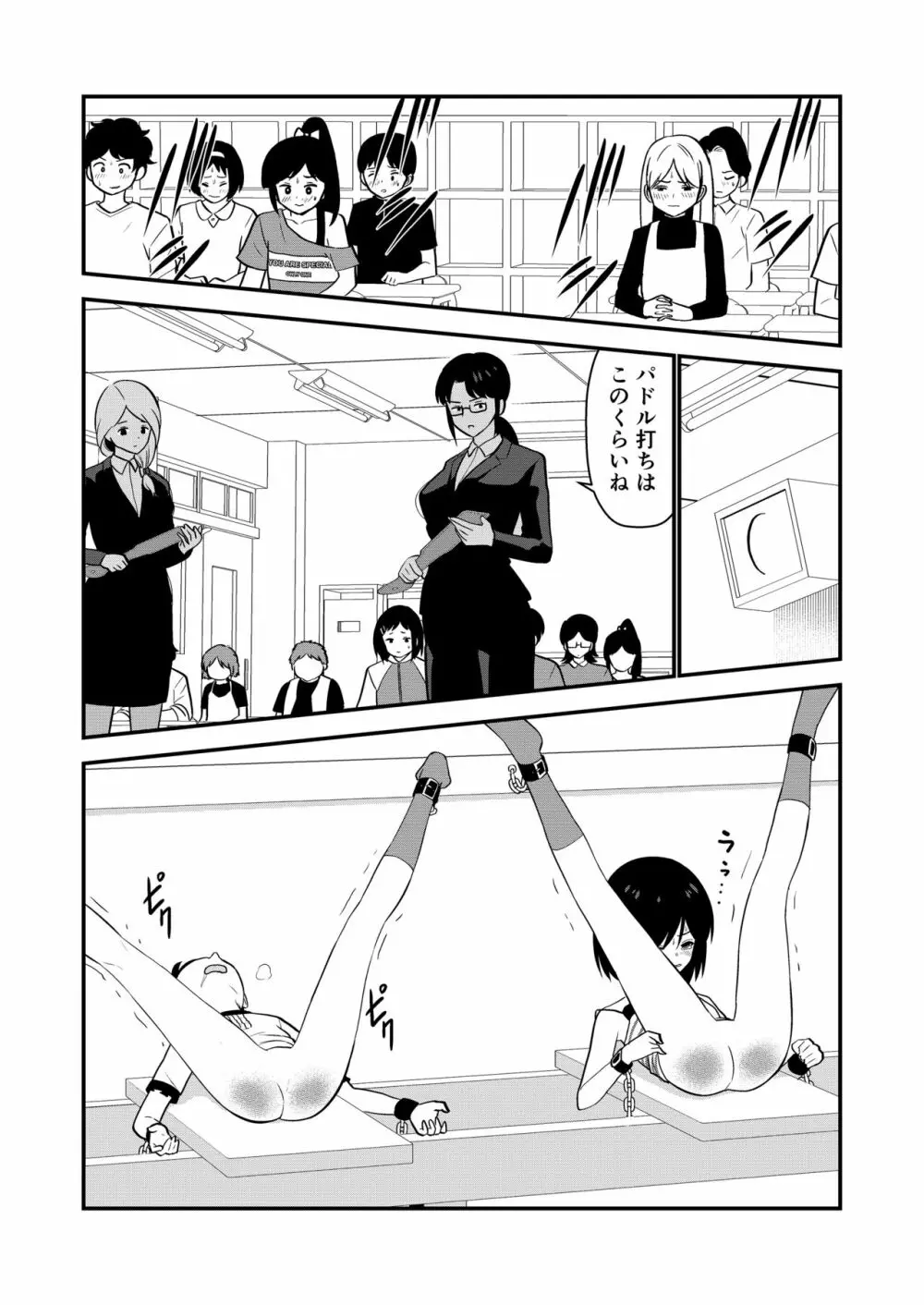 お仕置きされて1日下半身の着衣が禁止される学校 #2 - page80