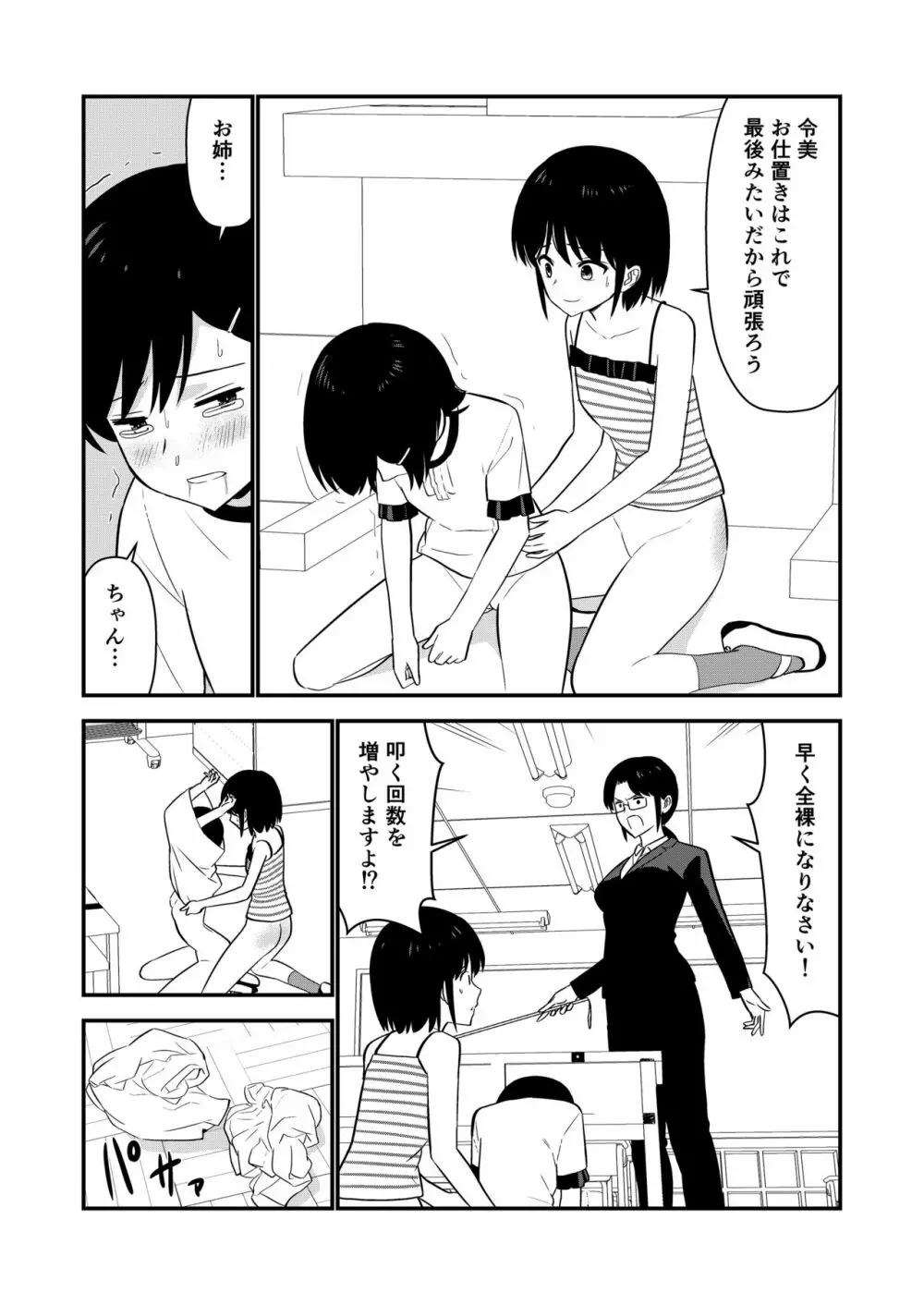 お仕置きされて1日下半身の着衣が禁止される学校 #2 - page84