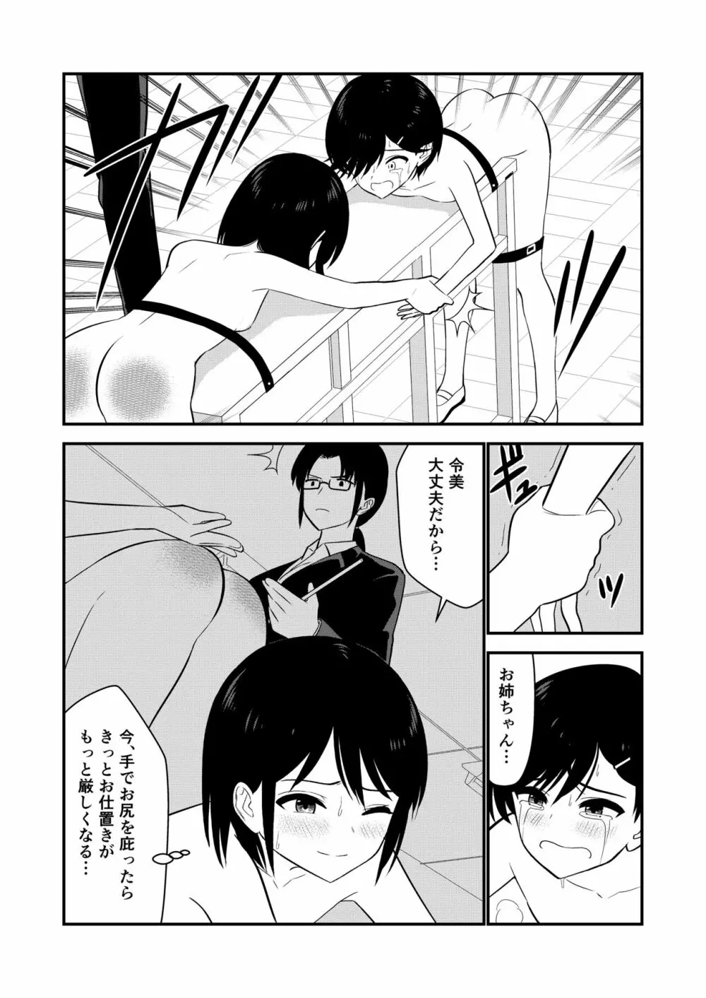 お仕置きされて1日下半身の着衣が禁止される学校 #2 - page90