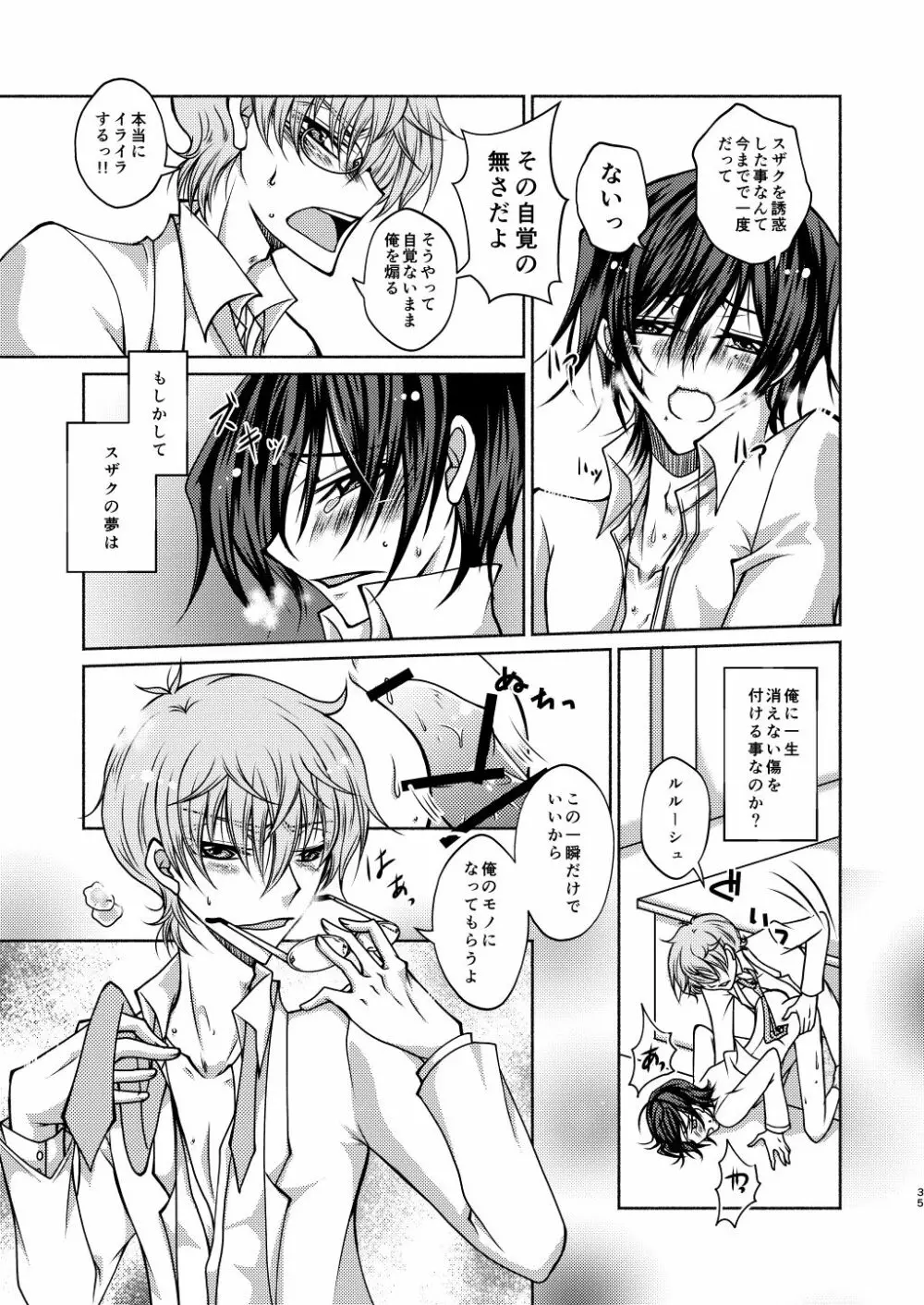 枢木先生と不思議キノコと高校生ルルーシュ君 - page32