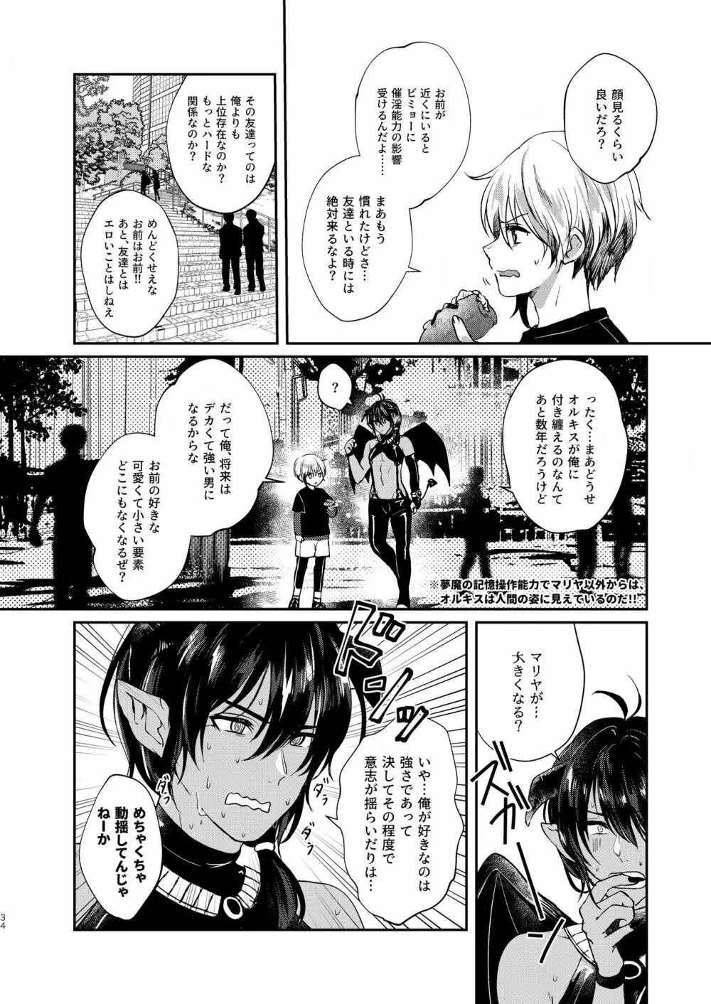 おちこぼれ陰キュバスの挑戦 - page34