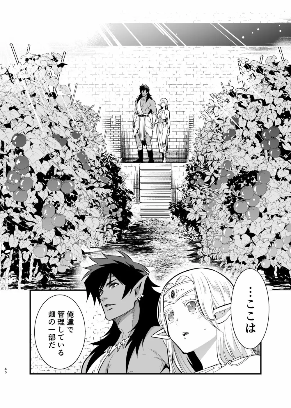 オークの花嫁 ～攫われエルフは快楽に堕ちる～ - page45