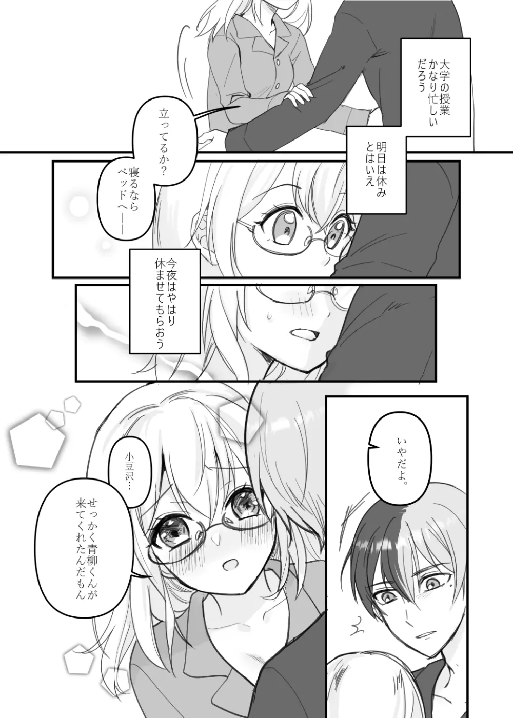 冬こはマンガとらくがき - page3