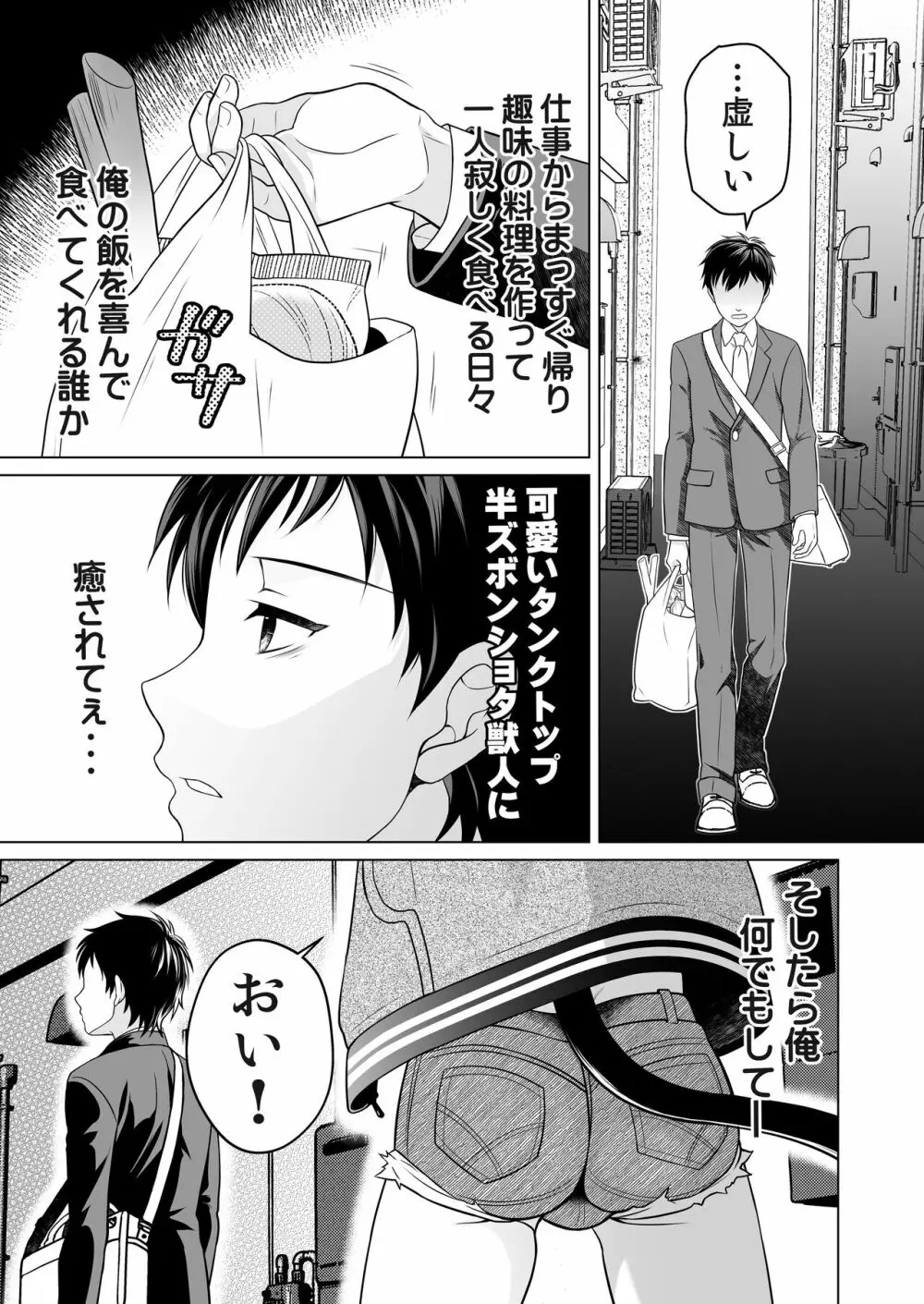 好みのノラ愛玩獣人におどされてます - page4