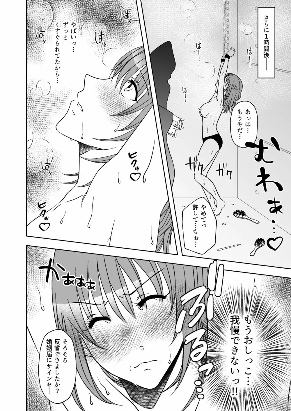 屈服ご指導闇サイト～結婚詐欺女のくすぐり責め - page19