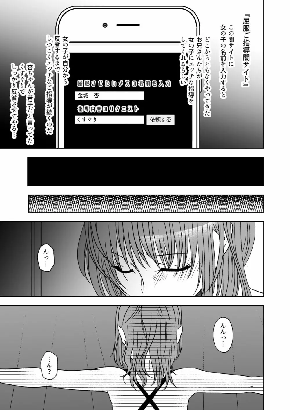 屈服ご指導闇サイト～結婚詐欺女のくすぐり責め - page6