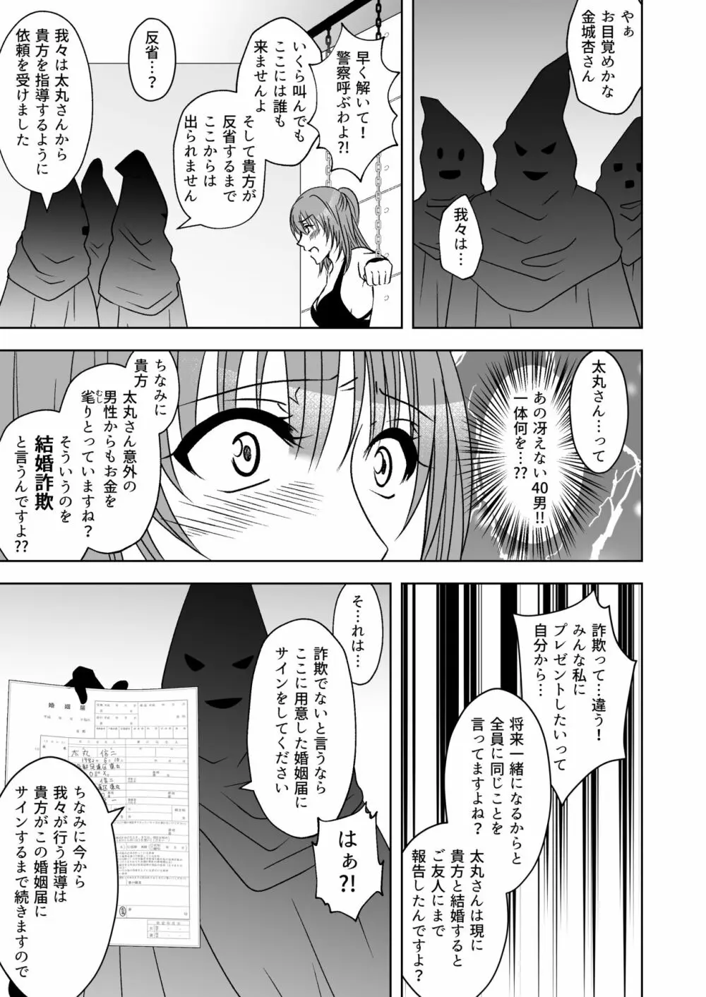 屈服ご指導闇サイト～結婚詐欺女のくすぐり責め - page8