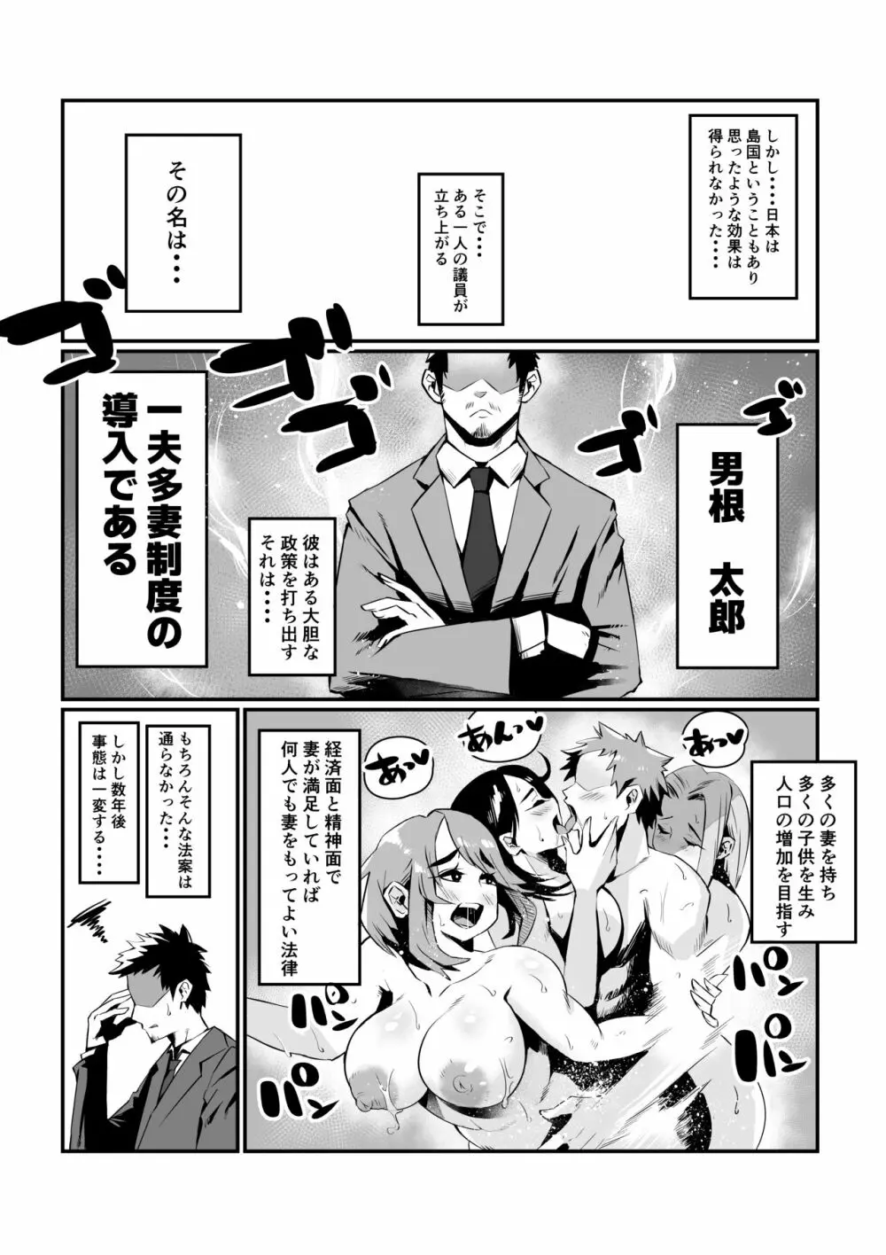 一夫多妻制度法案が可決されました - page3