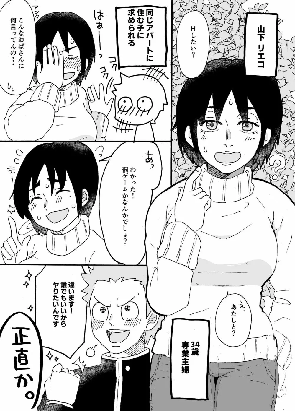 頼めばヤラせてくれる近所のおばさん - page2