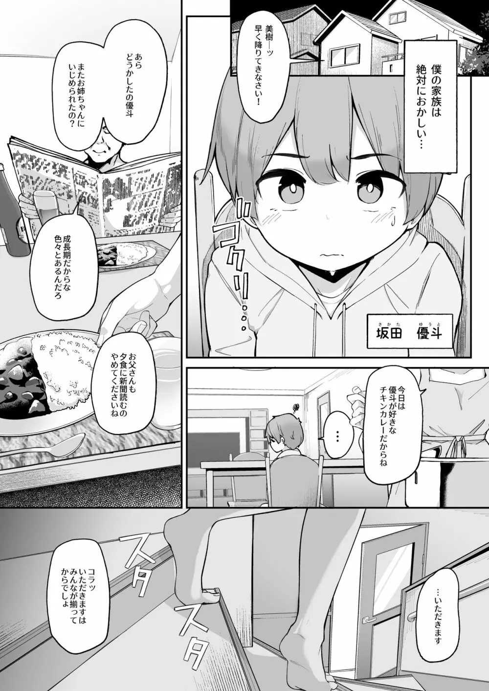 僕とガサツな汚姉の性欲処理生活 - page3