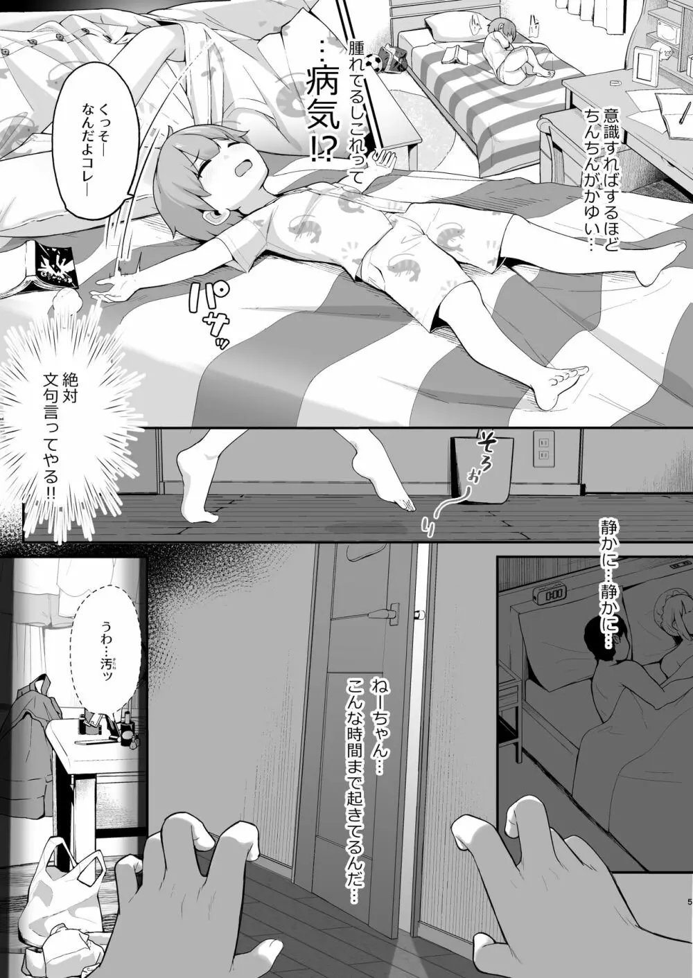 僕とガサツな汚姉の性欲処理生活 - page5