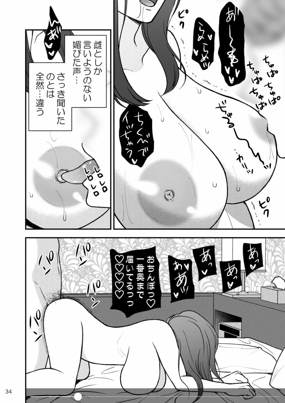 淋しい母の慰め方~私をオナホにしてください 2 - page35