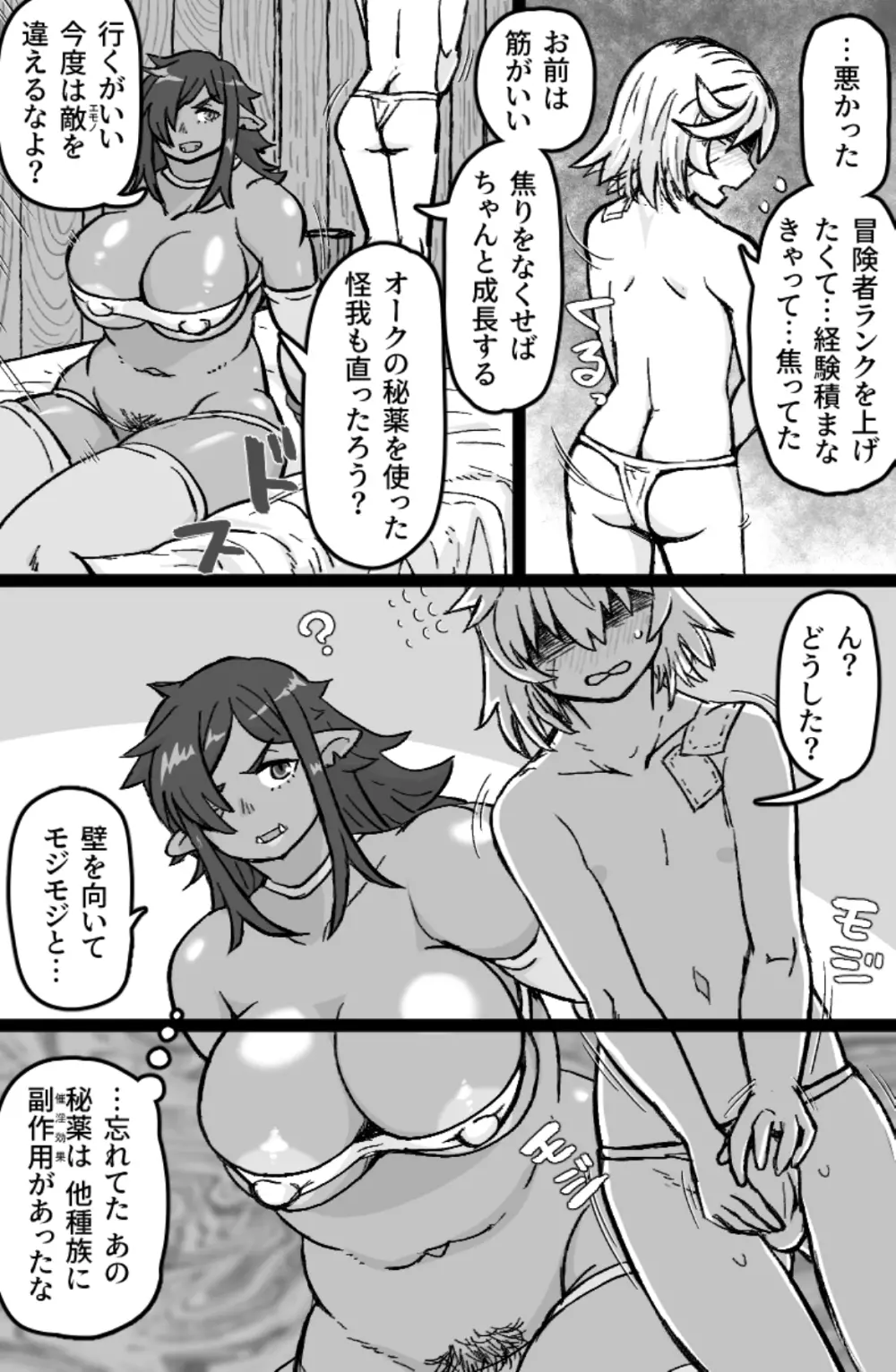 メスオークの筆下ろしックス - page6