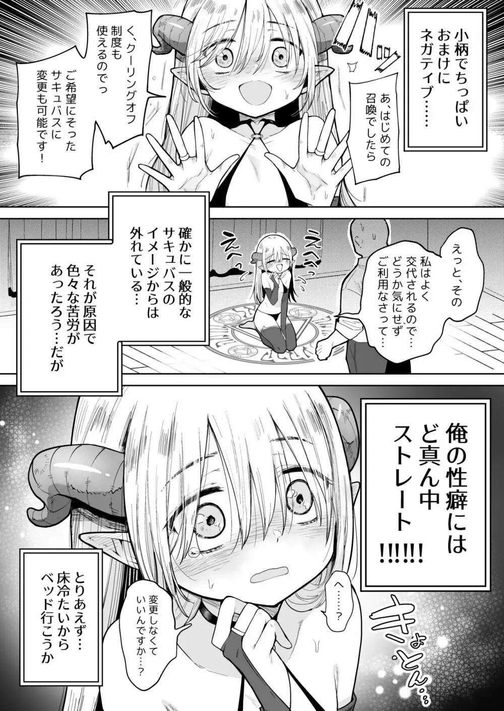 ネガティブちっぱいサキュバスが来た。 - page4