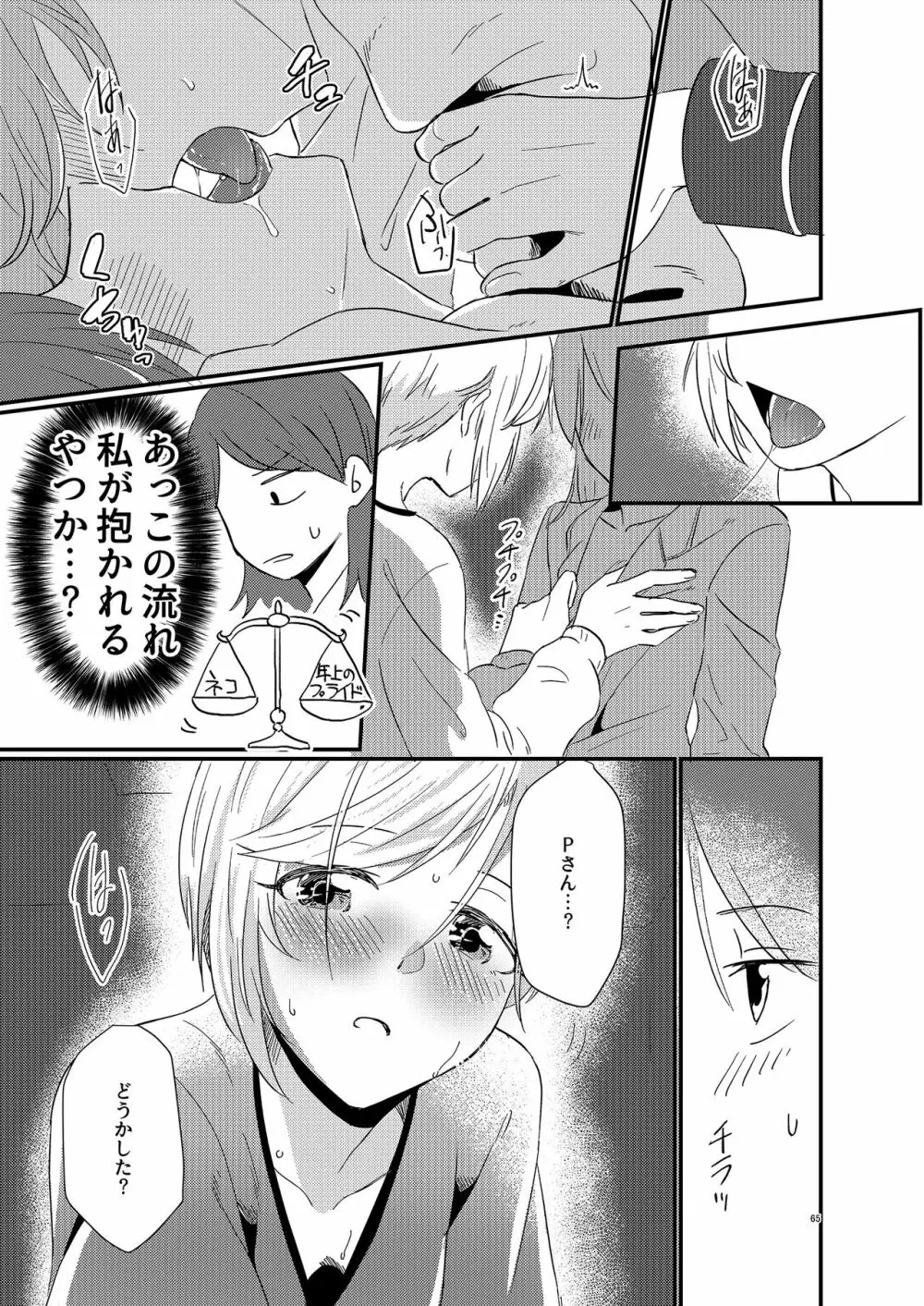 アイドルがプロデューサーを好きなワケがない! - page65