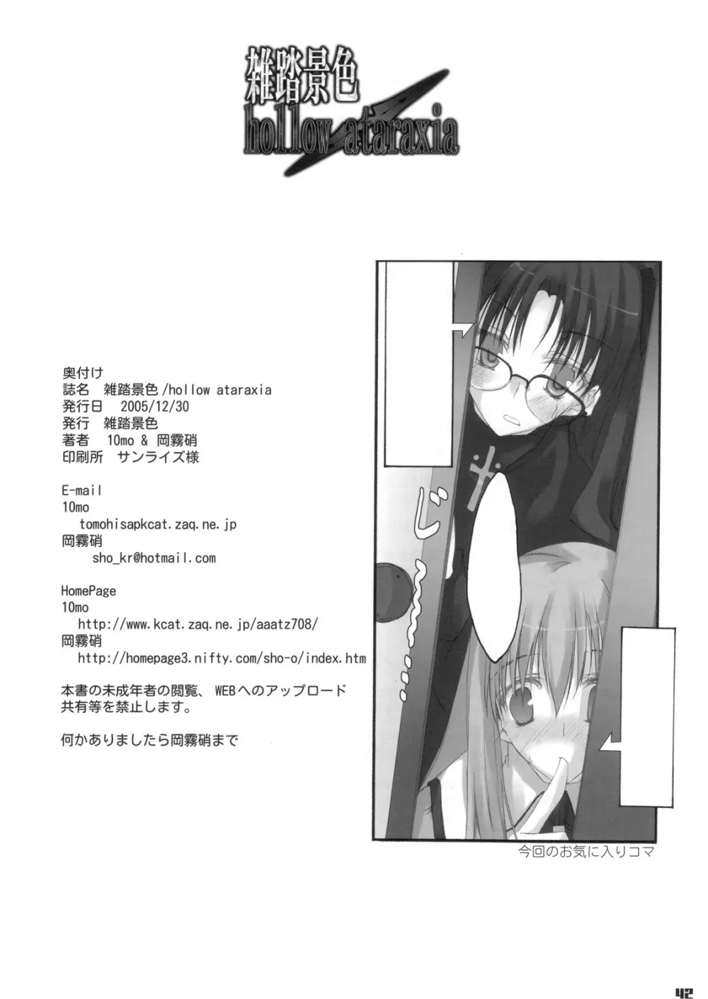 雑踏景色/hollow ataraxia - page41