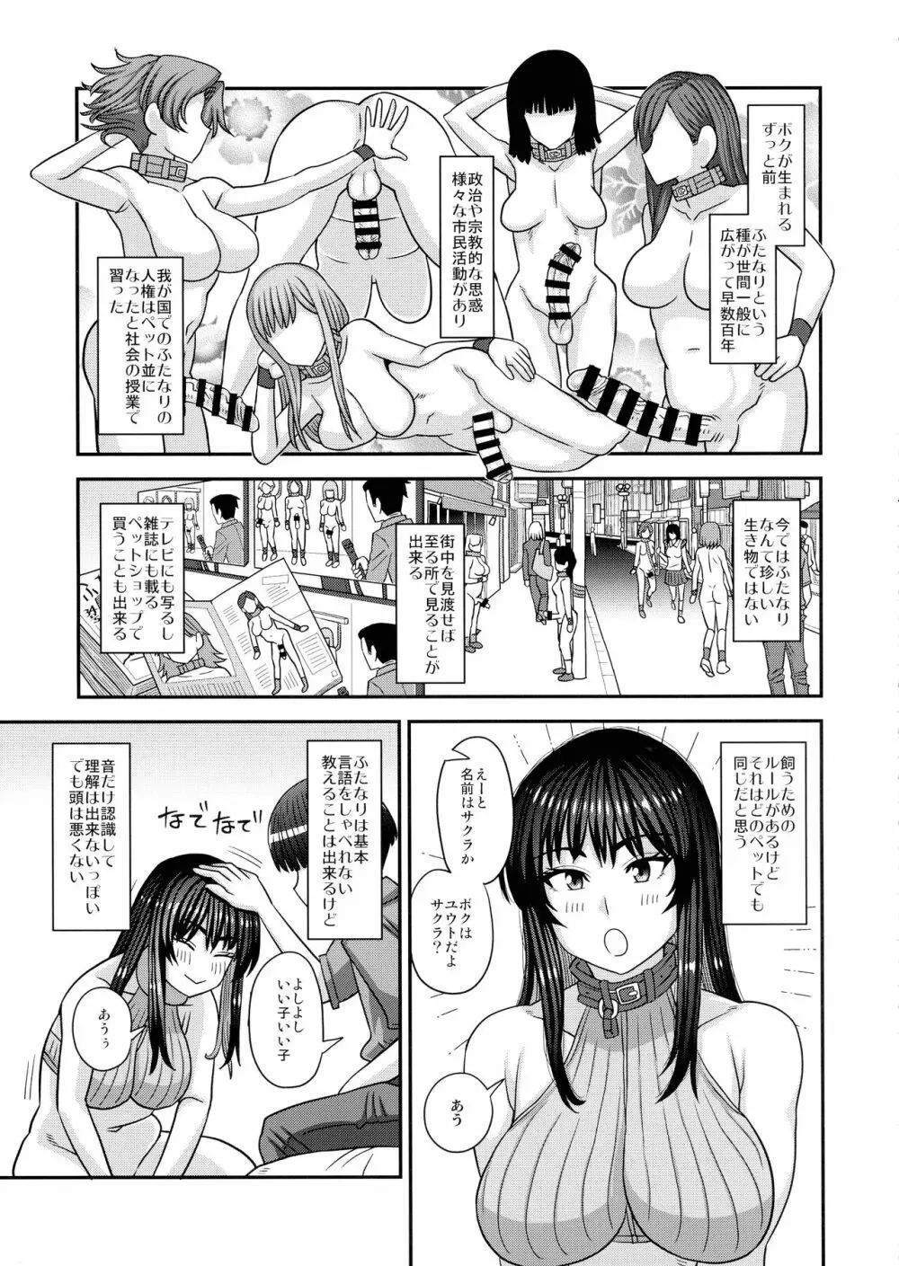 ふたなりの人権がペット並みになった世界 - page6