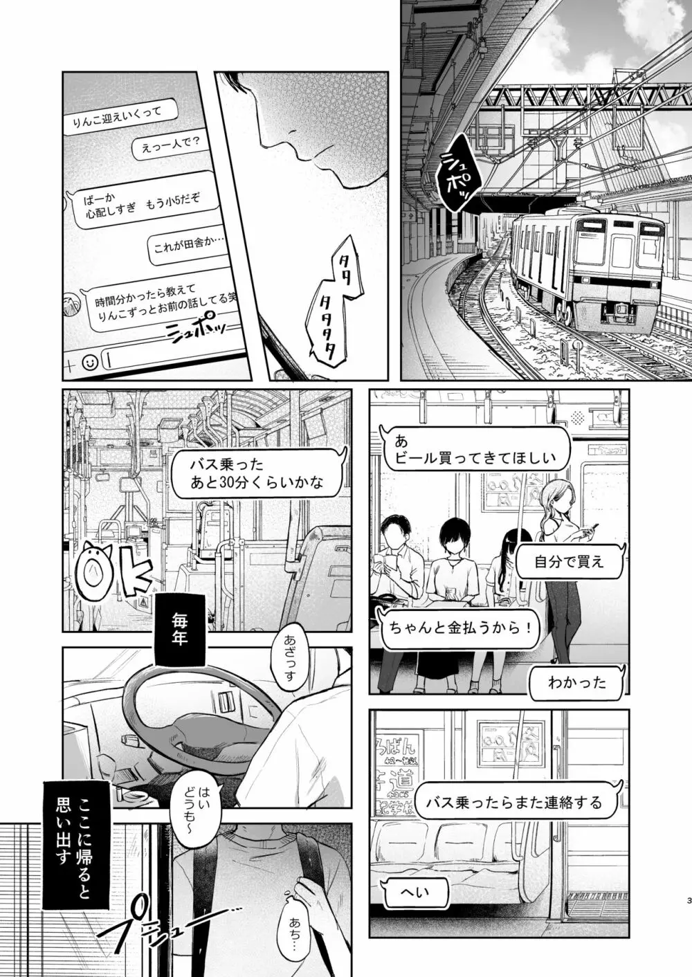 りんこと叔父さんの初めての夏休み - page2