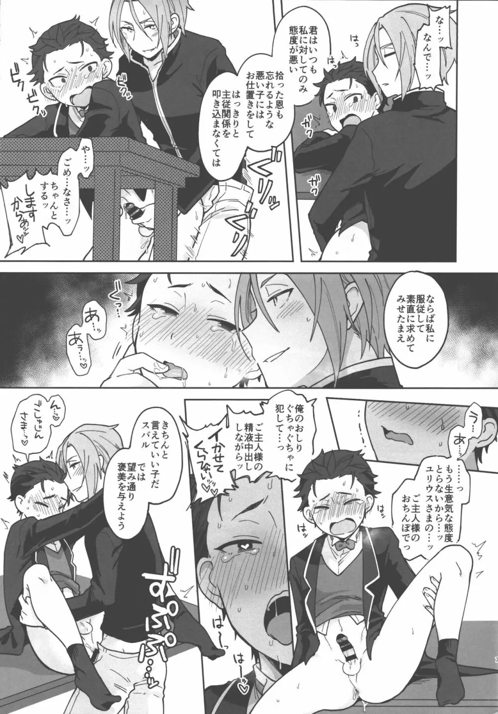 主に突然部屋に呼び出されたので何をされてしまうのかと悶々としてしまう話 - page6