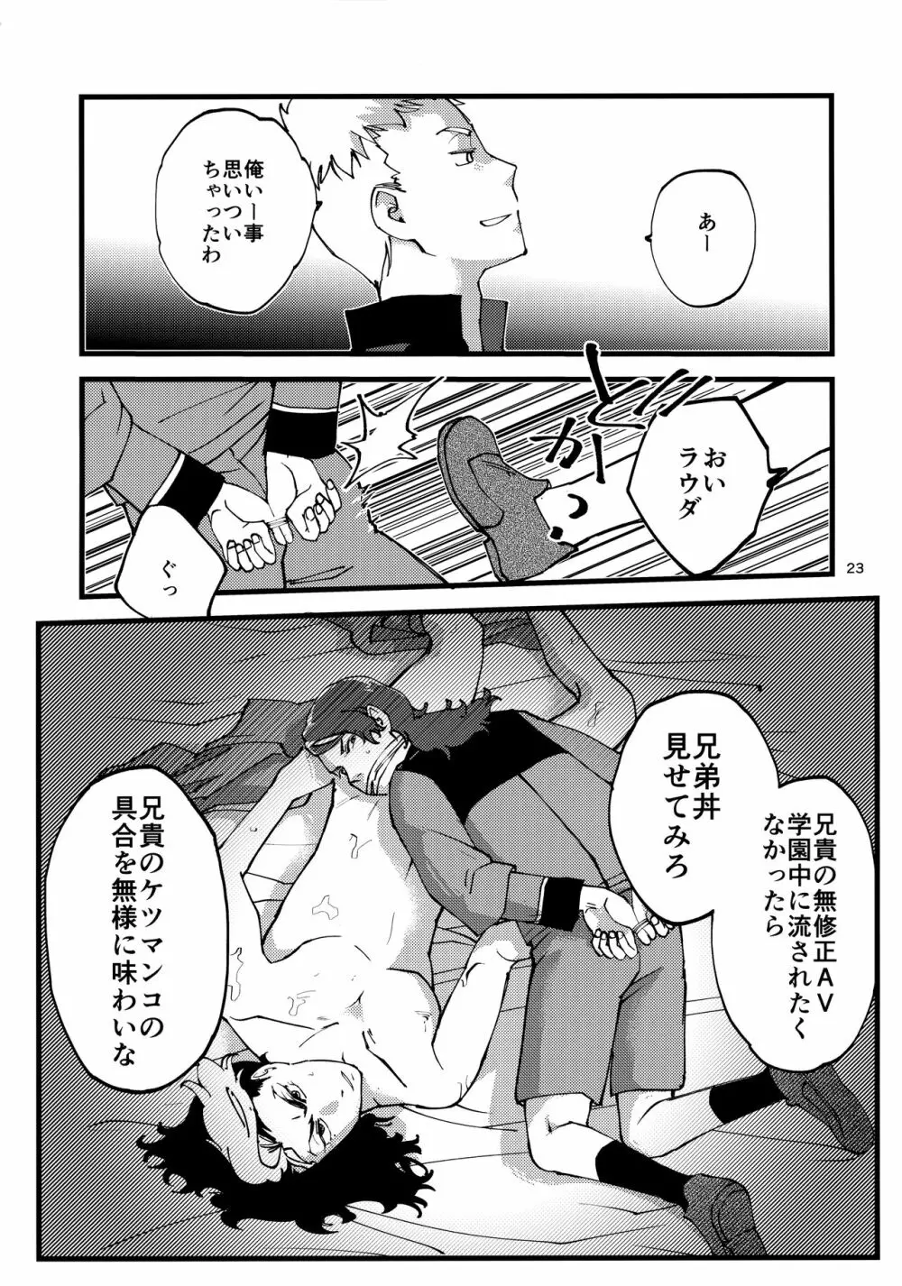 (CC大阪123) [もっちり屋 (チロル55号)] グエキャン△モブキャン(姦)△ (機動戦士ガンダム 水星の魔女) - page22