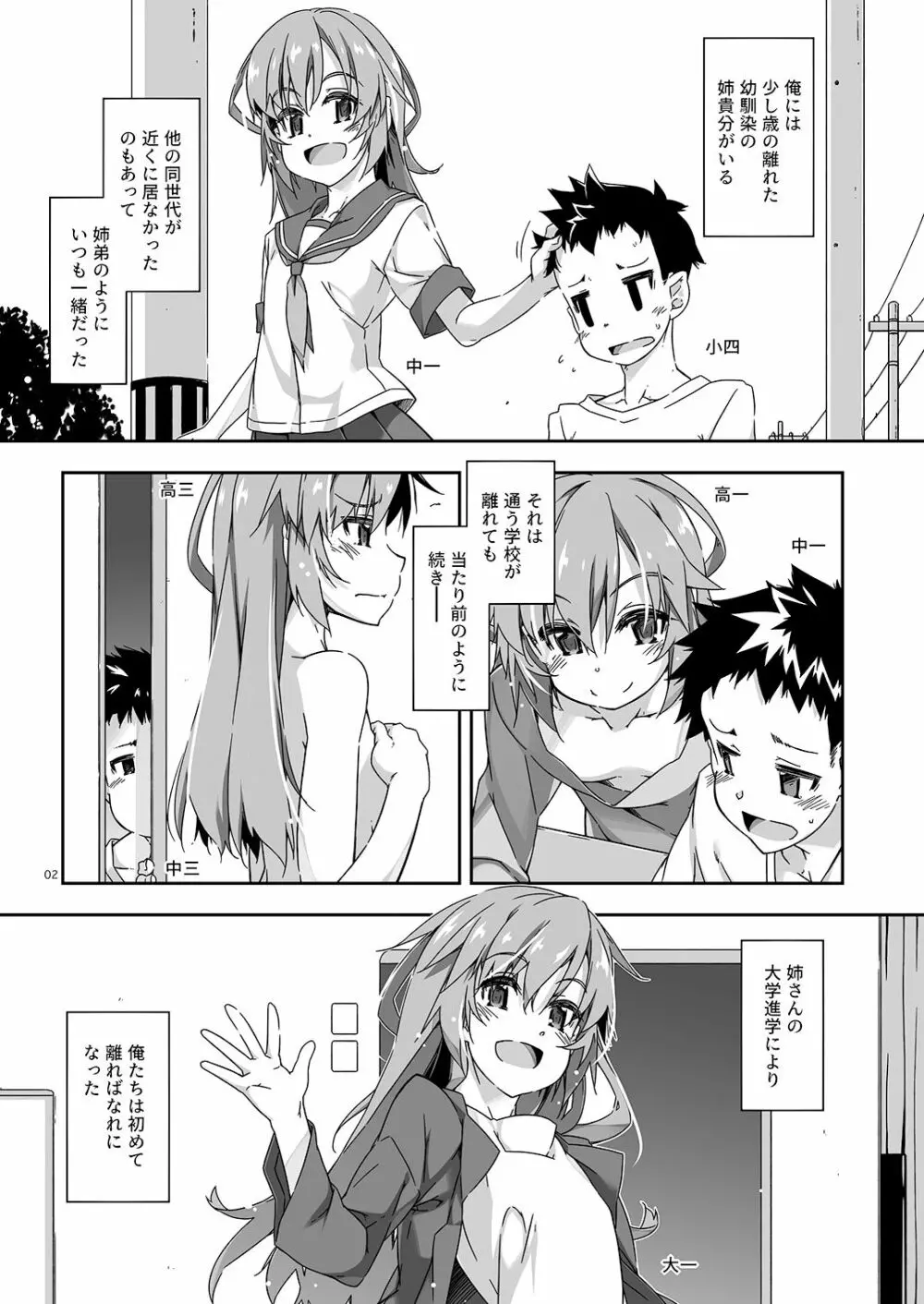 姉貴分のおっぱい成長確認 - page2